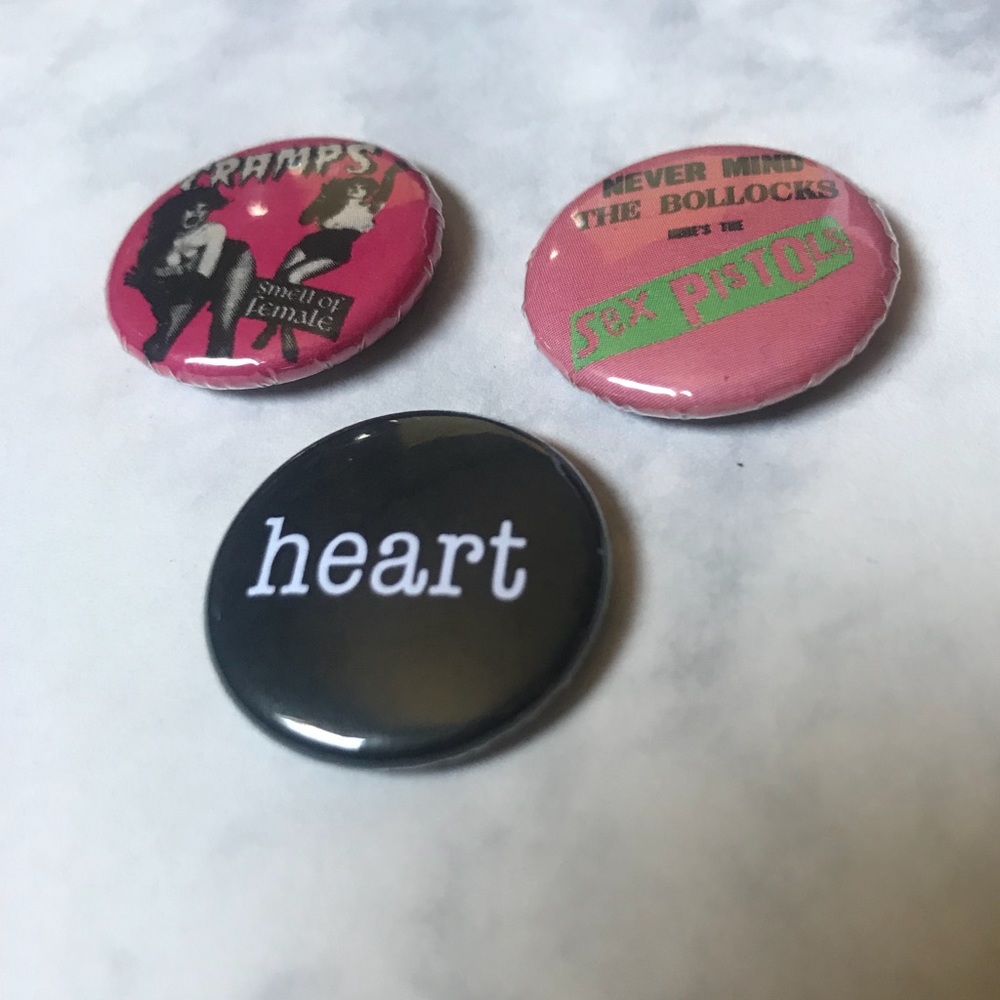 🖤Punk Rock Pin Set (3 pc.)🖤